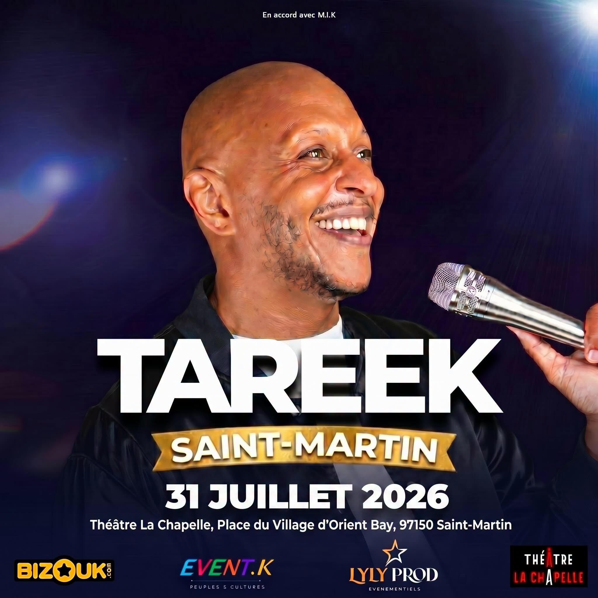 TAREEK humoriste 2026 à Saint-Martin