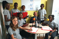 La Semaine de la presse : Interview du vice-recteur par les élèves du collège Mont de Accords