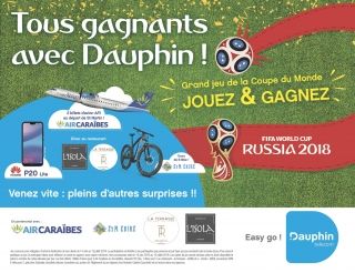 Tous Gagnants pour la Coupe du Monde 2018 avec Dauphin Telecom !