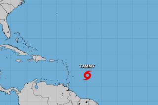 La tempête tropicale Tammy pourrait devenir un ouragan de catégorie 1