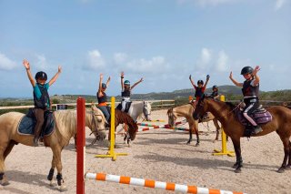 Première compétition pour les cavalières du Ranch du Galion