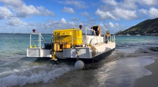 Sargasses : La barge de ramassage en mer ne semble pas être pour l’heure opportune pour le territoire