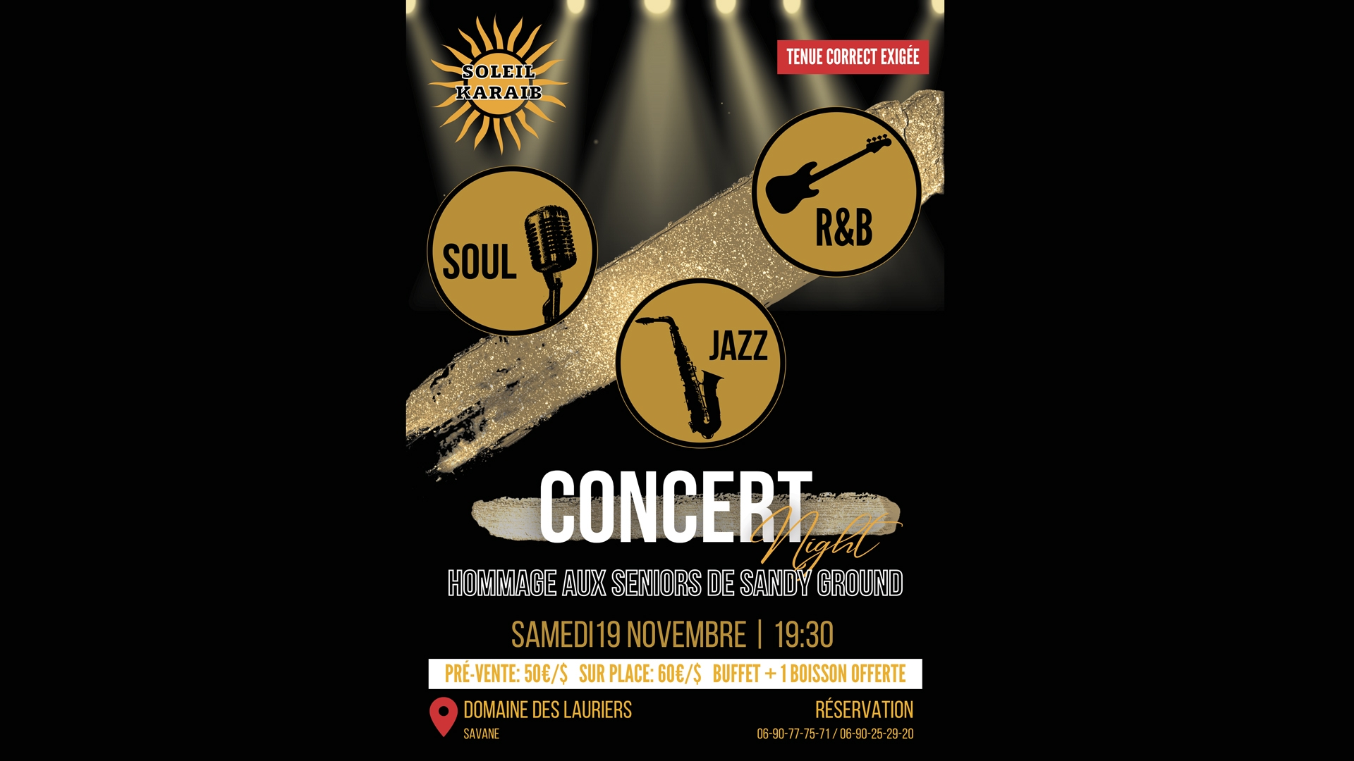 Un concert hommage aux séniors de Sandy-Ground samedi 19 novembre