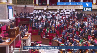 Réforme des retraites : pas de vote à l’Assemblée nationale ; le gouvernement sort l’article 49-3