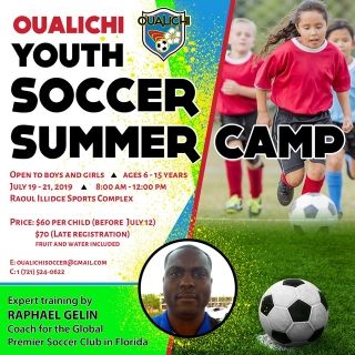 Oualichi Youth Soccer Summer Camp