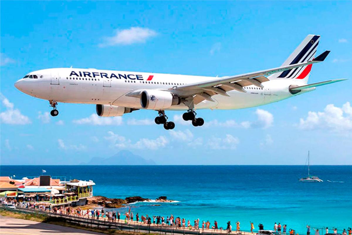 Air France complète sa nouvelle ligne Guadeloupe / Sint Maarten