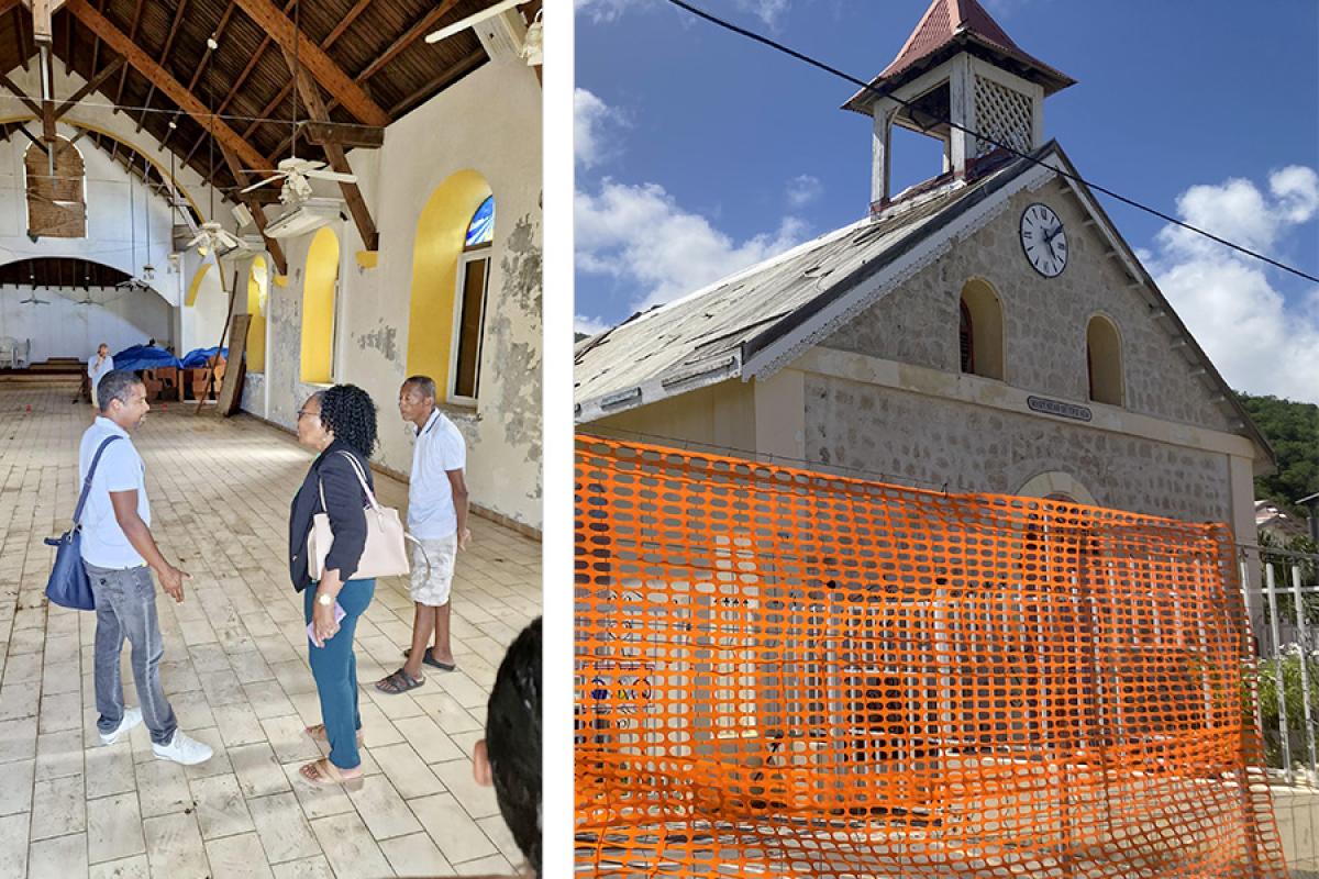 Église de Grand Case : 7 mois de rénovation sont nécessaires