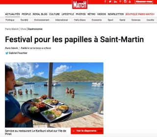 Revue de presse : Saint-Martin dans Paris-Match