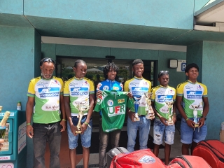 Tour de la Martinique : Cinq jeunes cyclistes au firmament
