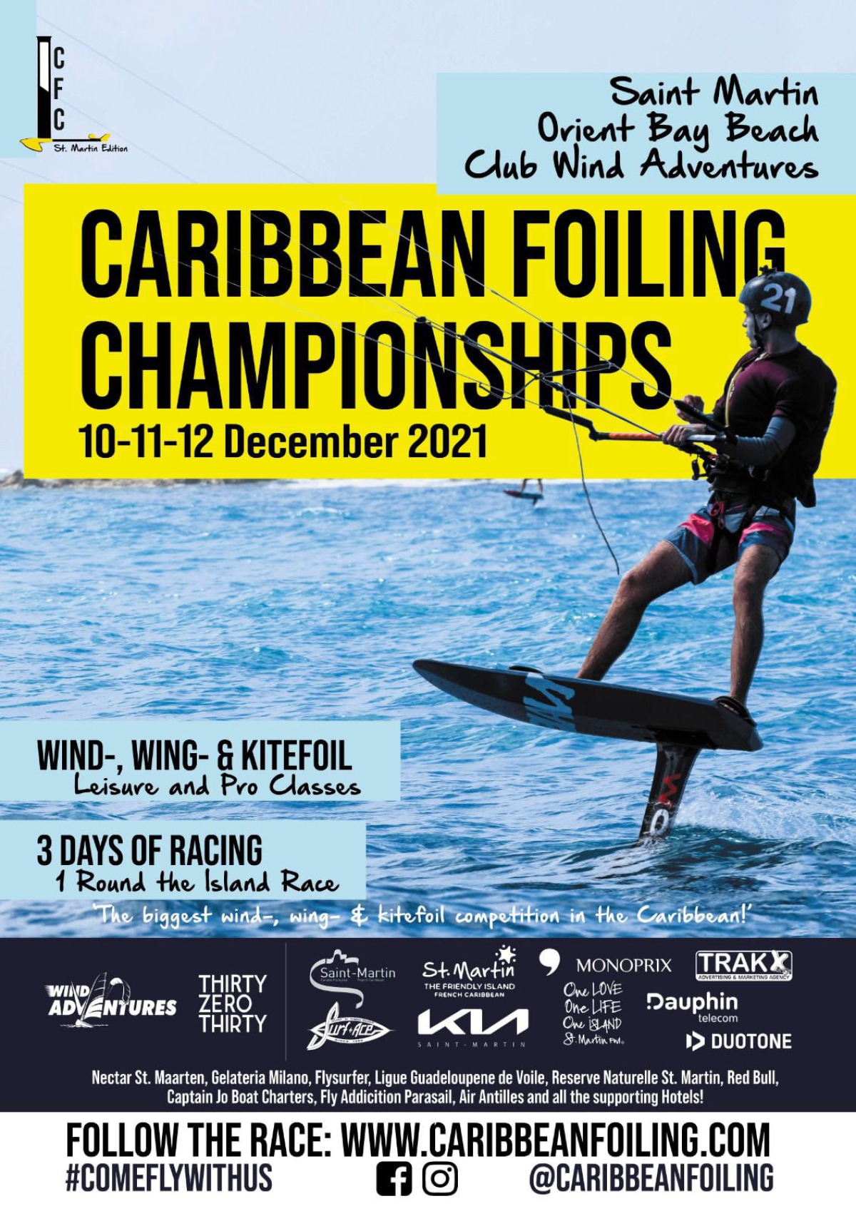 Caribbean Foiling Championships : ce week-end à la Baie Orientale