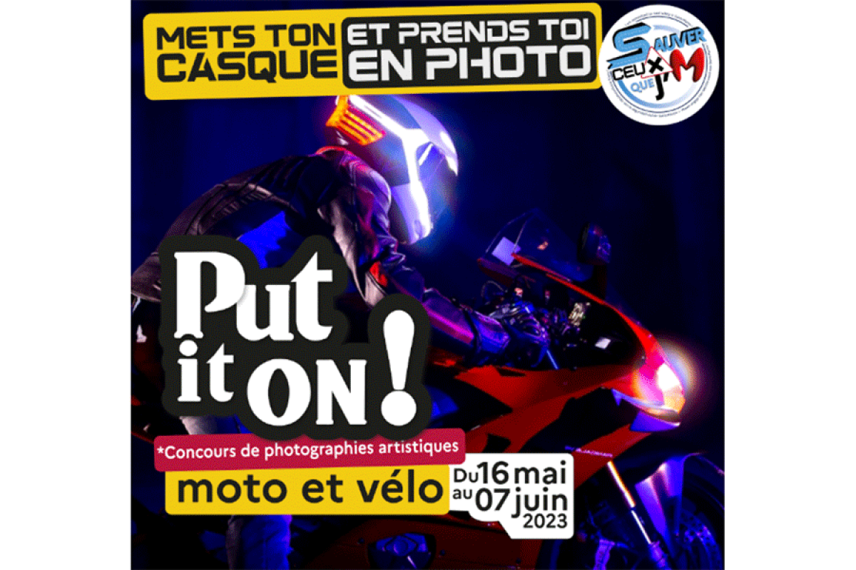 Put it on : un concours pour les conducteurs de deux-roues