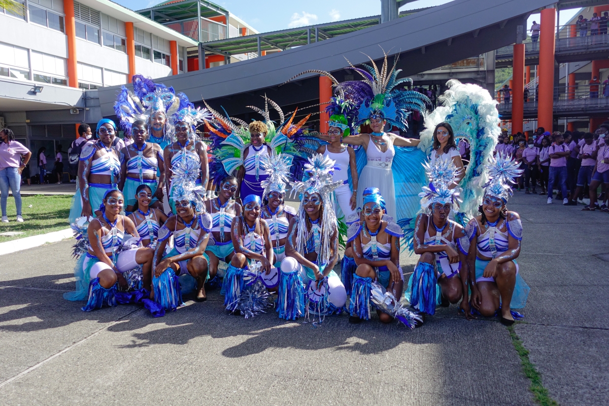 Le Lycée professionnel défile pour le Carnaval