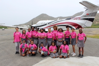 Une matinée consacrée aux métiers de l’aviation pour les filles