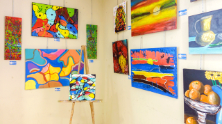Les élèves de l’école RM Art exposent leurs oeuvres à la Collectivité